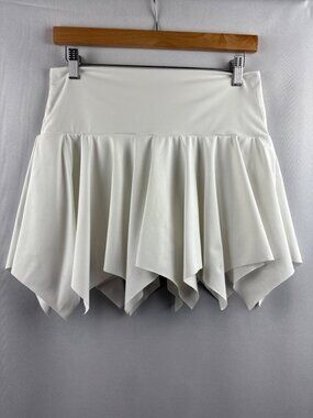 Women’s Halara Large White Ruffled Skort